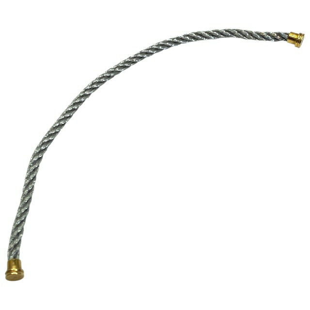 【在庫限り×即納 最大1万円OFF】FRED フレッド フォース10 MM ミディアムモデル ケーブル 替えベルト アクセサリー ステンレススチール シルバー [サイズ 13] メンズ レディース 高級感 人気モデル 正規品