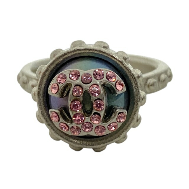 楽天市場】シャネル CHANEL リング 指輪 CCマーク 13号サイズ メタル