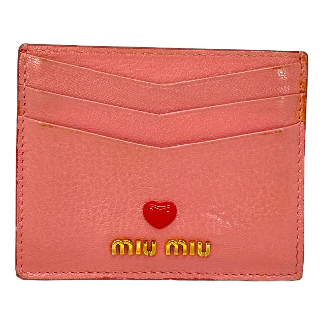 楽天市場】ミュウミュウ MIU MIU レディース カードケース