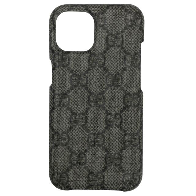 新品 グッチ アイフォンケース iPhone15 スマホケース GGスプリーム 小物 PVC グレー系 760210 GUCCI 正規品 安心品質 定番