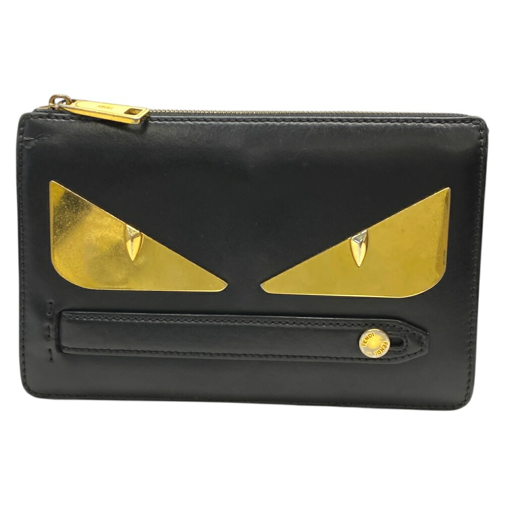 楽天市場】FENDI （フェンディ） FENDIﾓﾝｽﾀｰｸﾗｯﾁﾊﾞｯｸﾞGray バッグ