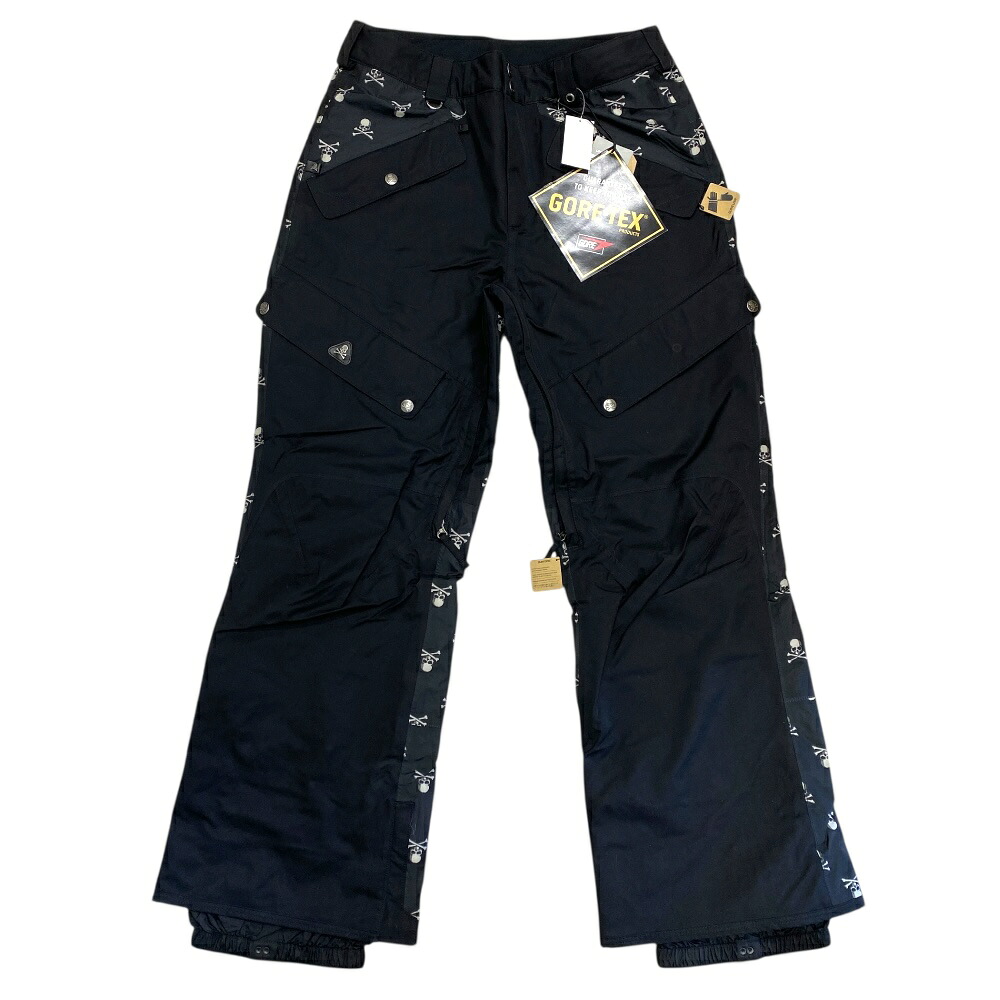 未使用 マスターマインド&times;バートン スノーボード パンツ ゴアテックス 12179100002 ブラック ポリエステル Mastermind&times;BURTON メンズ 未使用 限定 防水性 快適性 機能的｜ブランドショップ　ＳＥＮＳＥ