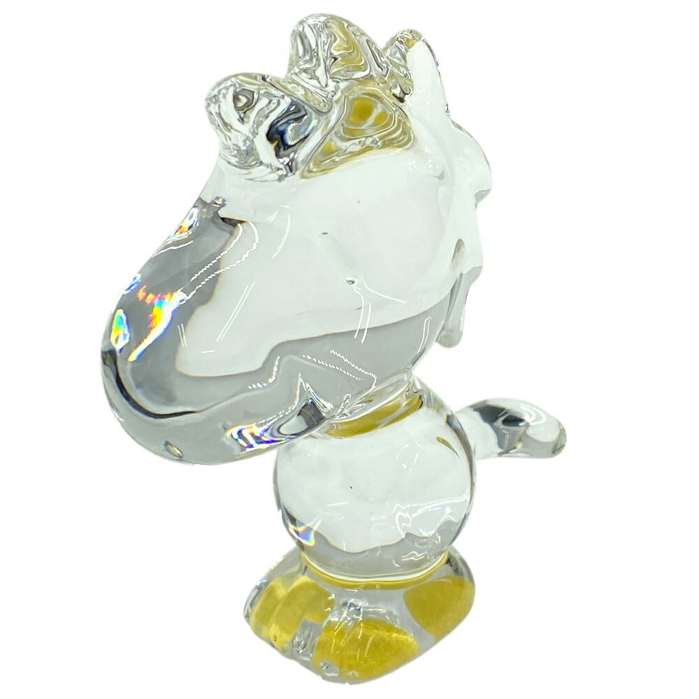 楽天市場】【5%OFF】 バカラ スヌーピー ハート フィギュア クリスタル