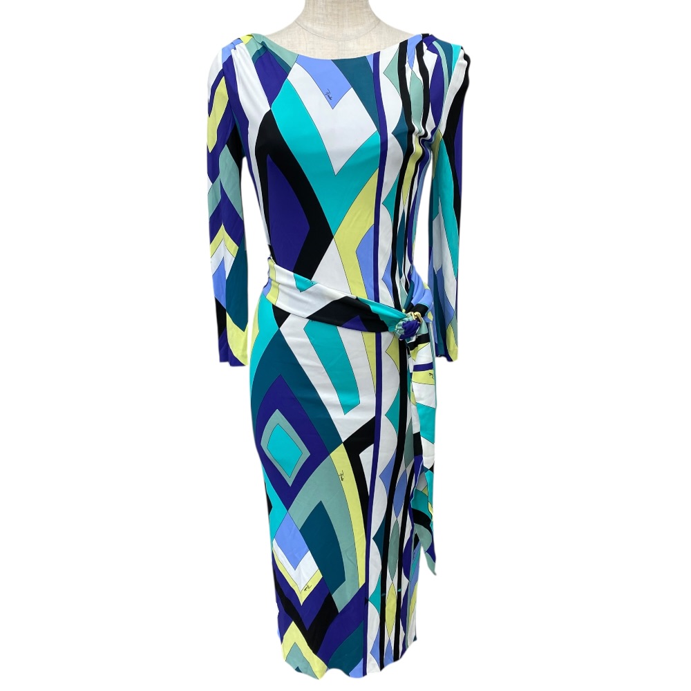 楽天市場】エミリオプッチ Emilio Pucci レディース ワンピース 長袖