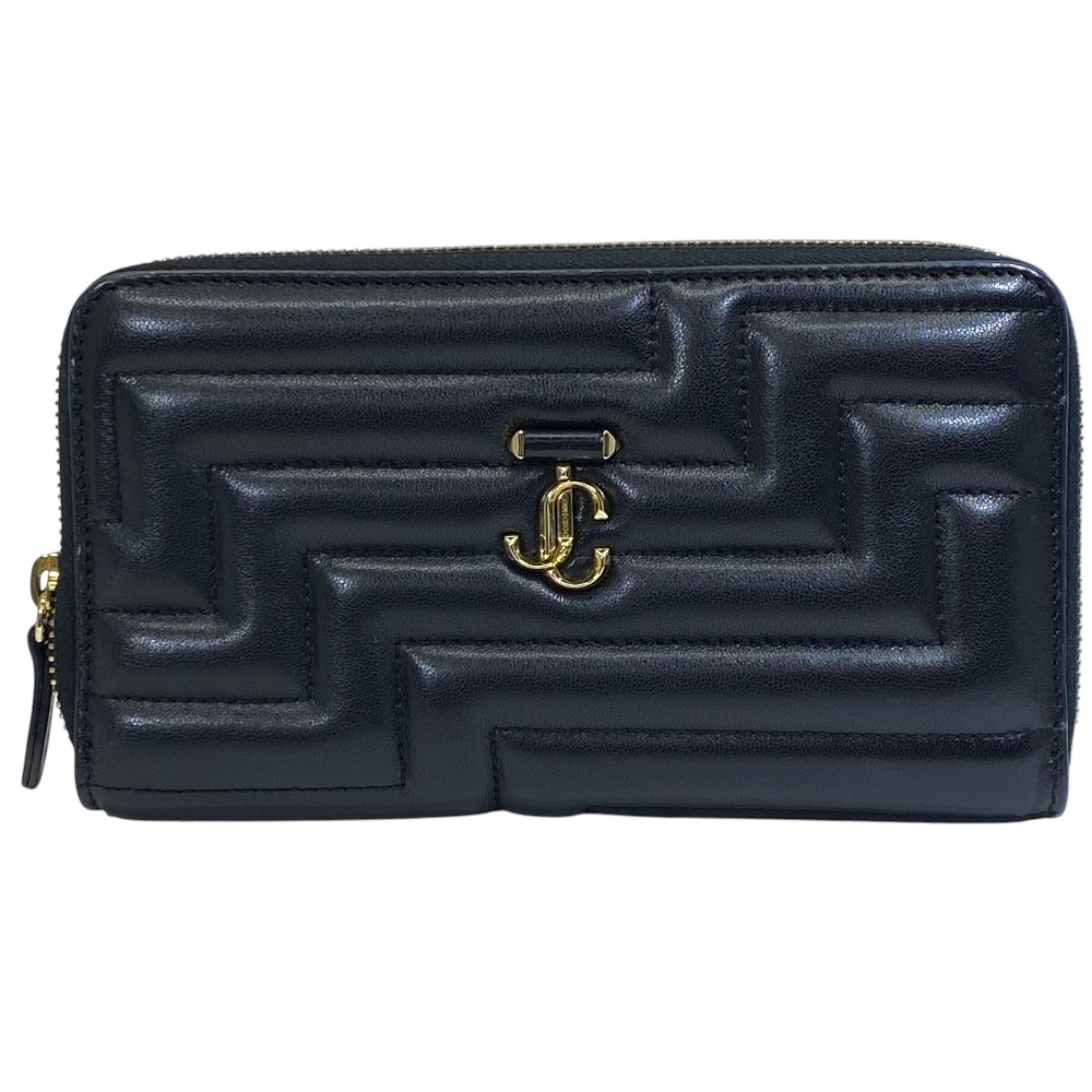 ジミーチュウ アベニュー PIPPA AVENUE ラウンドファスナー 長財布 財布 キルティング ナッパ レザー ゴールド メタル ロゴ IMMY CHOO 洗練 上品 高級感 エレガント ラグジュアリー 収納力 スマート フォーマル ビジネス 日常使い 長期愛用｜ブランドショップ　ＳＥＮＳＥ