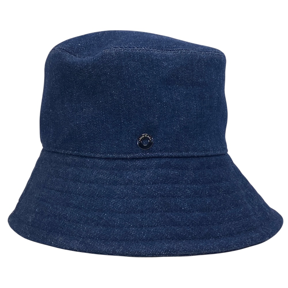 美品 ロロピアーナ デニム バケットハット 帽子 ポリエステル コットン ネイビー Loro Piana(サイズS) 上品 洗練 定番 人気 高級感 カジュアル|ブランドショップ SENSE
