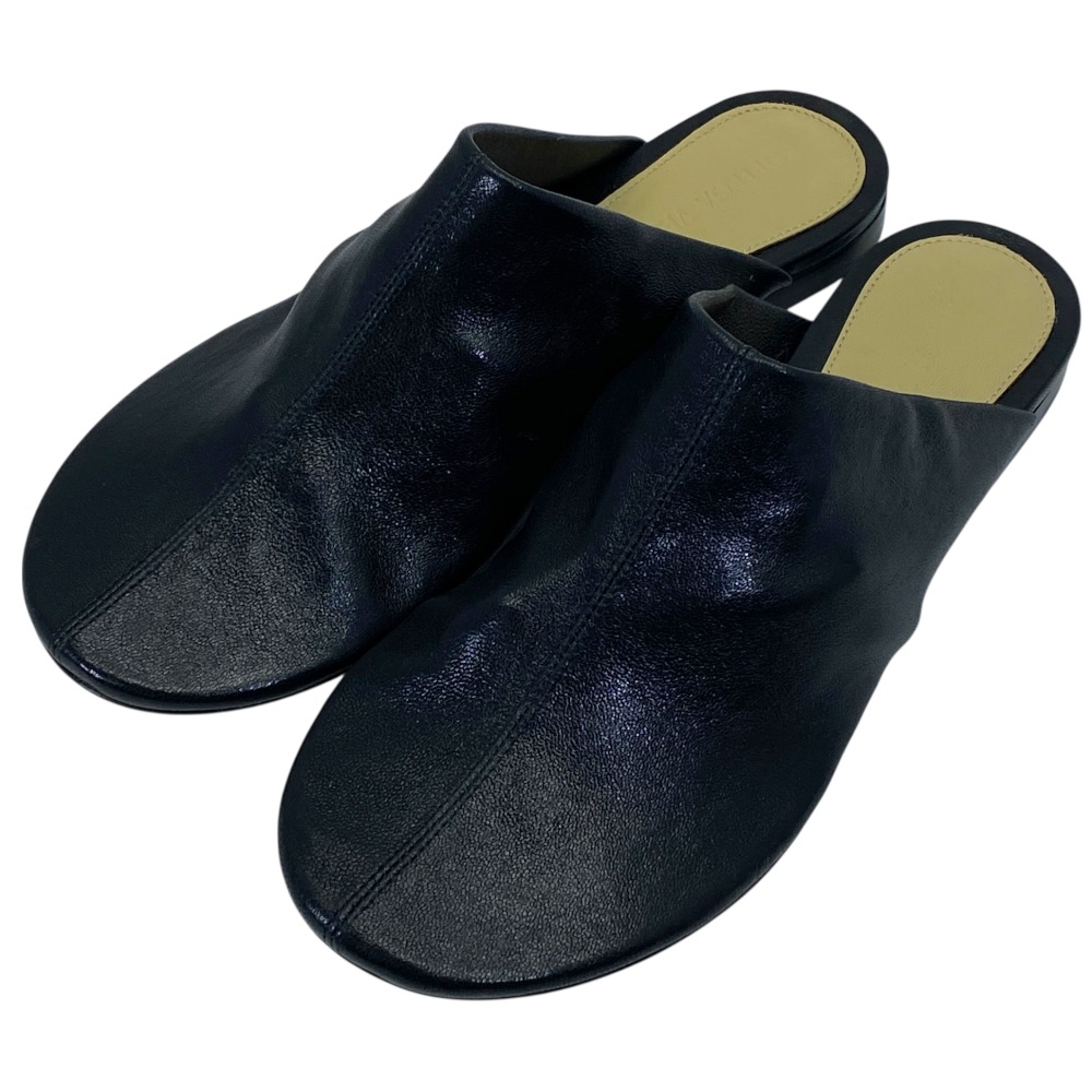 未使用 ボッテガヴェネタ サンダル ミュール スリッパ ソックススリッパ ナッパレザー ブラック BOTTEGA VENETA [サイズ 34(約21.5cm)] 上品 高級感 洗練 エレガント モード スタイリッシュ｜ブランドショップ　ＳＥＮＳＥ