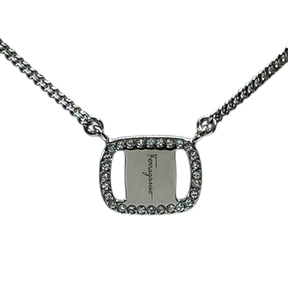 【在庫限り×即納 最大1万円OFF】フェラガモ ヴァラ ネックレス ペンダント アクセサリー ジュエリー ロゴ シルバー 760227 717142 Salvatore Ferragamo 上品 洗練 高級感 華やか 存在感 装飾美 9,504円