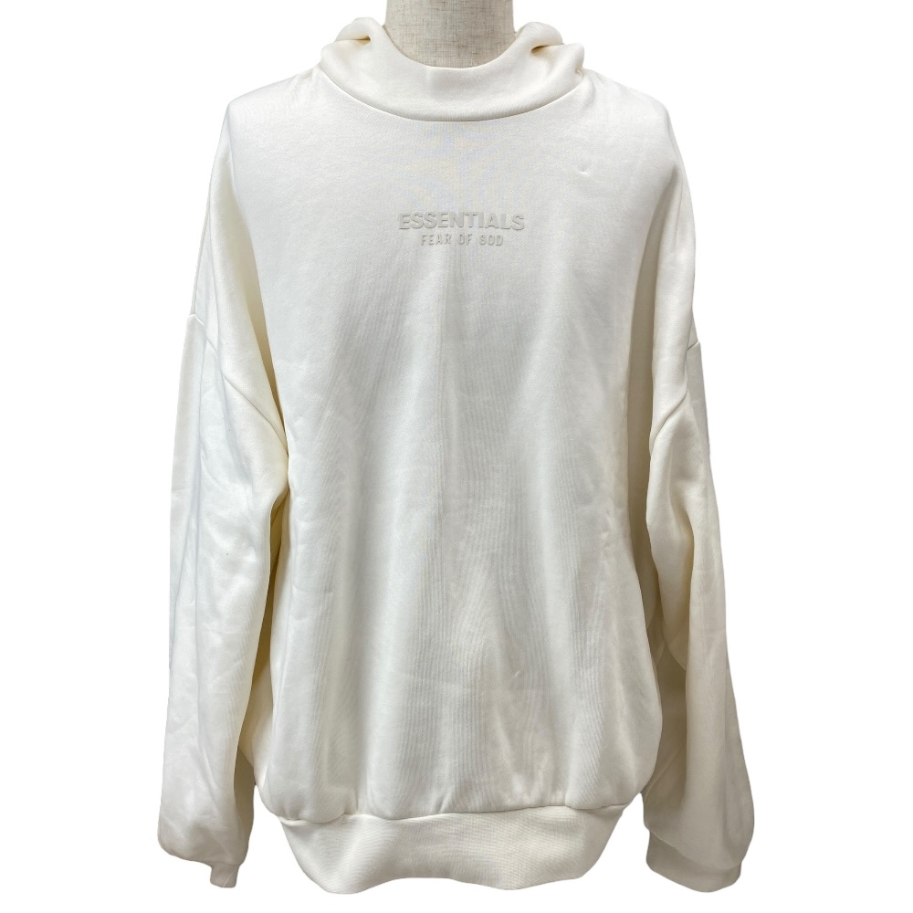 未使用 フィアオブゴッド パーカー フーディ プルオーバー オーバーサイズ コットン アイボリー ホワイト Fear of God ESSENTIALS [サイズ L] ストリート カジュアル シンプル 洗練 トレンド 高級感 リラックス 定番 12,540円