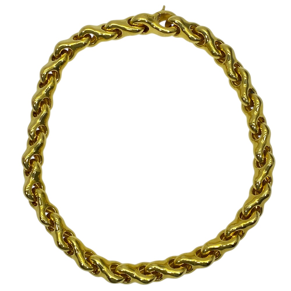 未使用 バレンシアガ チェーン ネックレス アクセサリー ゴールド メタル 741419TZ99G BALENCIAGA 上品 洗練 高級感 エレガント 華やか スタイリッシュ カジュアル トレンド 万能