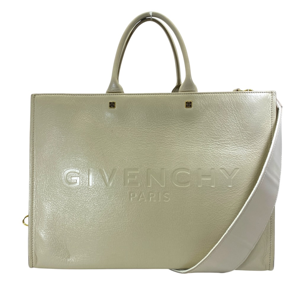 GIVENCHY ジバンシー G-Tote Gトート トートバッグ ハンドバッグ ショルダーバッグ 2WAY カーフ レザー ベージュ Medium ミディアム ロゴバッグ レディース|ブランドショップ SENSE