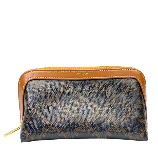 CELINE メイクポーチ 直営店】CELINE スモール コスメティックポーチ (CELINE/ポーチ