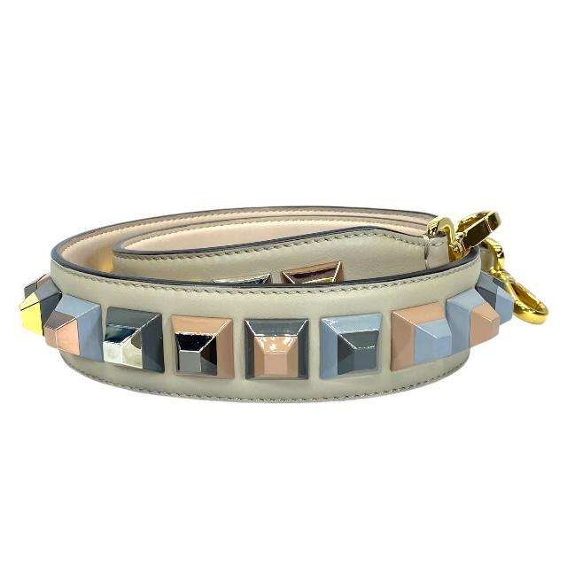 【えり】FENDI ピンク ショルダーストラップ FENDI フェンディストラップユー ピンクリボンショルダー