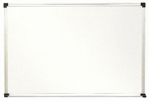 壁掛けホワイトボード　スチールタイプ　幅600×高さ450mm　【国産】【WS-456】