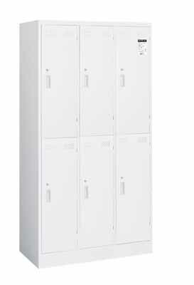 3人用ダイヤル式ロッカー　2018年製　ホワイト　コクヨ製　LK-DN3SAWN　更衣ロッカー lk-n6saw.jpg