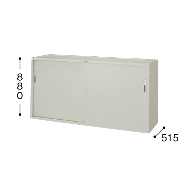 書庫　奥深引違い書庫　スチール戸　幅1760mm【HS637-AW】｜エコノミーオフィス-オフィス家具