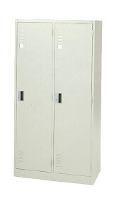 更衣ロッカー　シリンダー錠タイプ　2連2人用　（65764）【LK-23S】｜エコノミーオフィス-オフィス家具 36,458円