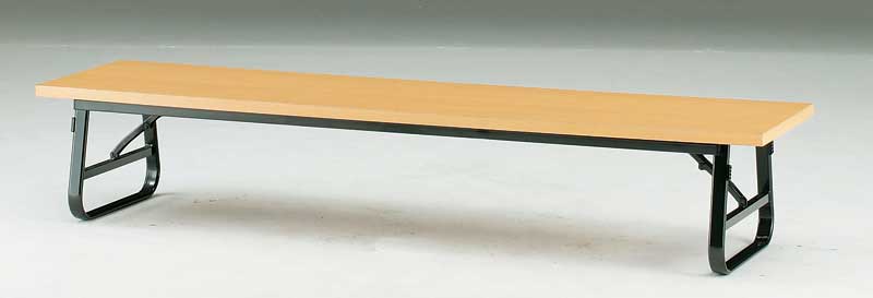 折りたたみ座卓テーブル　共貼り　幅1500mm×奥行き450mm【TU-1545】