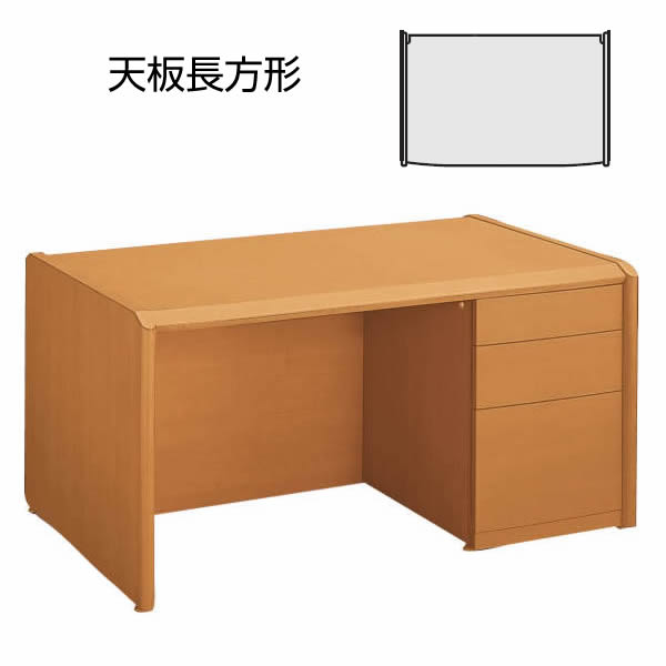 楽天市場】コクヨ 両袖デスク 幅1800 R天板 役員用家具