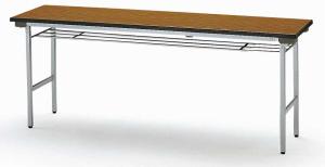 【軽さ軽銀脚印字機】 折り畳み時刻表【棚付】 幅1800mm×奥ぶかさ600mm×高さ700粍【TFA-1860SE】