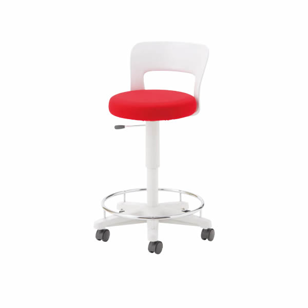 楽天市場】ノーリツイス 作業用チェア CAスツール ミドルタイプ 背なし