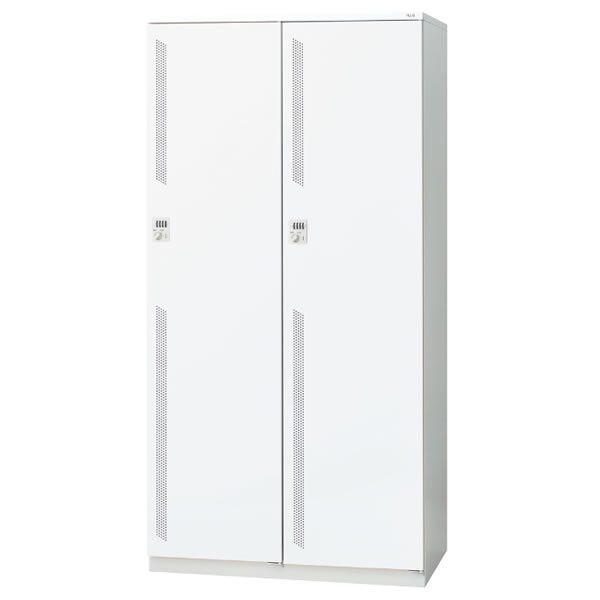 更衣ロッカー LZシリーズ 2人用 ダイヤル錠 幅900×奥行515×高さ1790mm【LZ-2D】