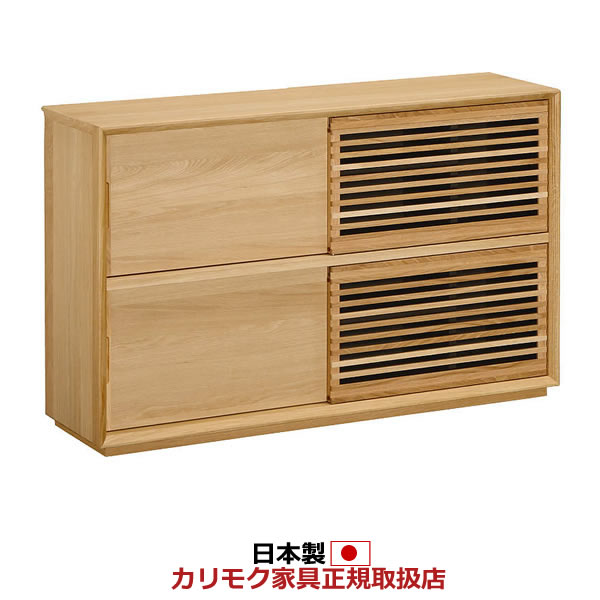 【カリモク】キャビネット　サイドボード　リビングボード　オールドカリモク カリモク家具 カリモク スリットボード キャビネット QU3850MK