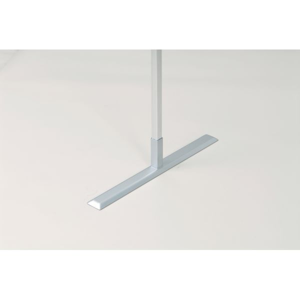 アルミポール脚(48mm角)　AR連結ボード用　4面用　平ベースタイプ　高さ2100mm用 AR48T21A4 アルミポール脚(32mm角) AR連結ボード用 2面用 平ベース