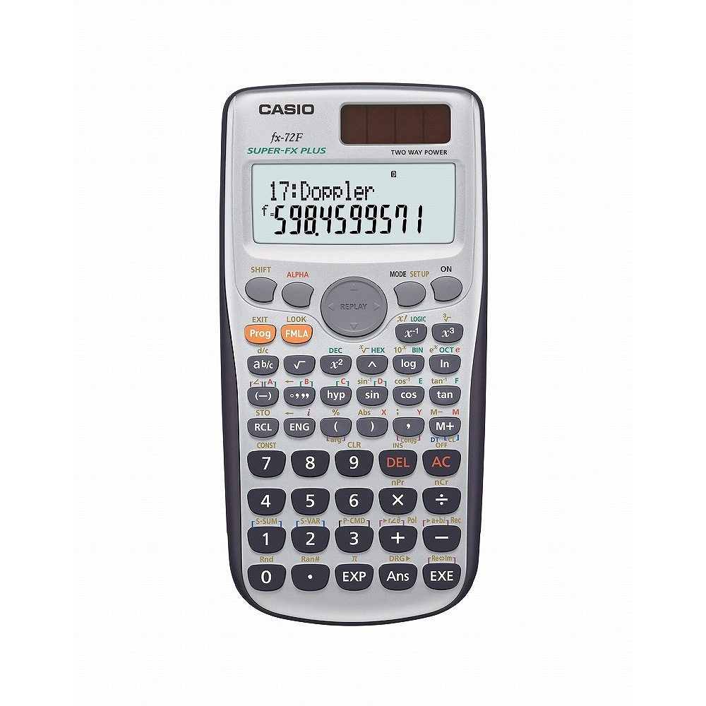 カシオ計算機　casio プログラム関数電卓 fx-72F-N