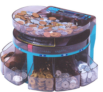 楽天市場】《送料無料》エンゲルス 電動小型硬貨選別機 コインソーター