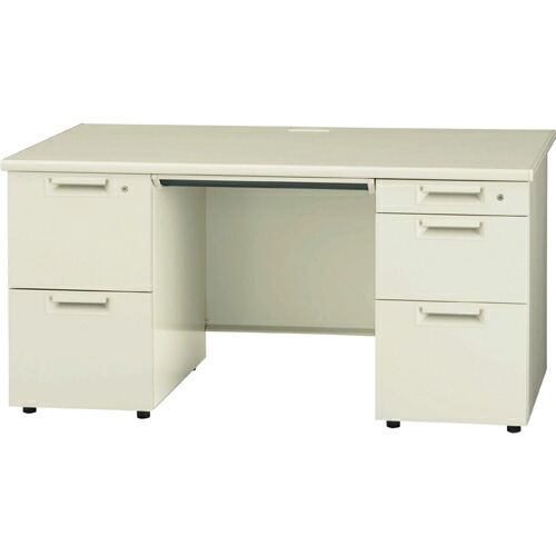 プラス 両袖机 JS-147D-32 LGY エルグレー 346223｜イーコンビ店