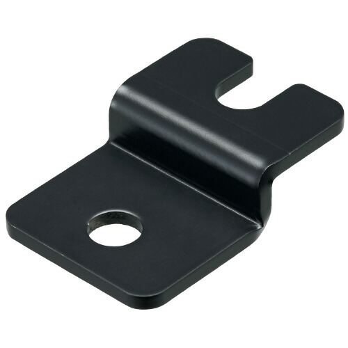 プラス 床固定金具(2個入り) L6-YK BK 754724
