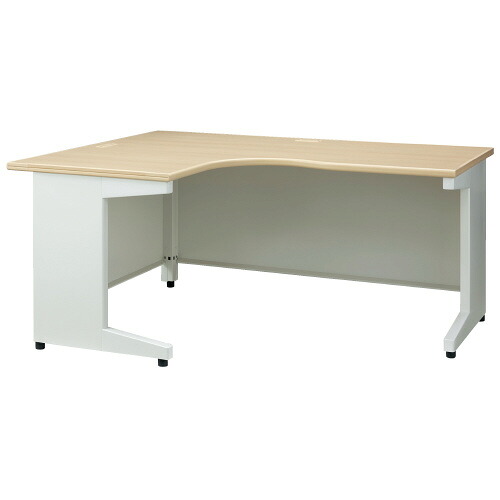 プラス L型平机 RJ-1612L-L WM ホワイトメープル 768381｜イーコンビ店
