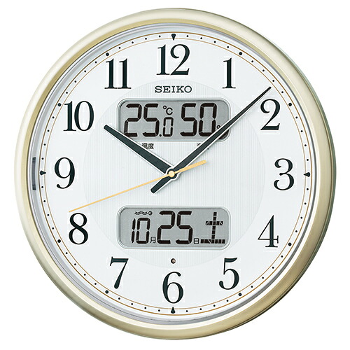 【4月20日-30日1時59分までエントリー＆2店舗合計5,000円以上で最大10万ポイント】セイコー(SEIKO) 電波掛時計 KX384S 863069 13,677円