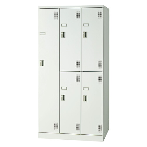 IVY 組立式ロッカー NAL-SH5L 変則5扉 左 889089|イーコンビ店