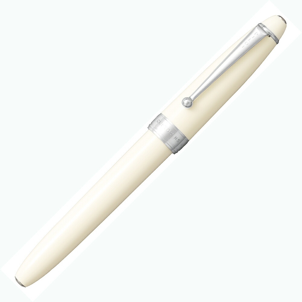 【6月20日-30日までエントリー＆2バス発着場足し加える5,000円以上で最高限度10万尖んがり】飛行士 PILOT 筆 カスタム NS 象牙色 中字 差し上げ物入れもの付き添い人 FKNS-1MR-I-M CUSTOM NS