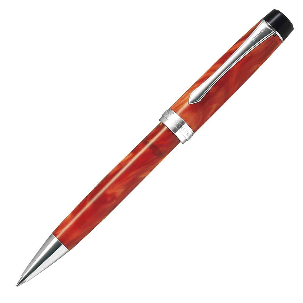 パイロット PILOT 油性ボールペン 0.7mm カスタムヘリテイジ SE マーブルオレンジ ギフトケース付き BKVH-15SR-MAO CUSTOM HERITAGE