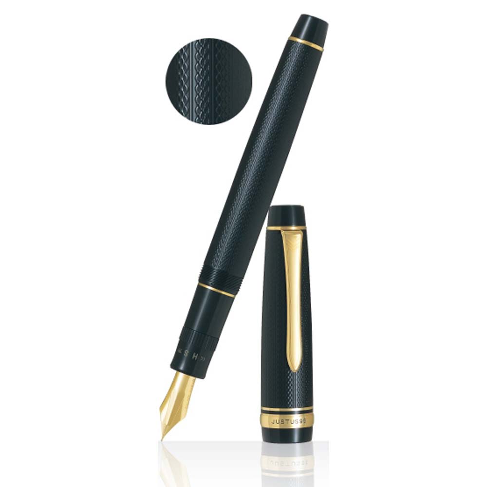 パイロット PILOT 万年筆 ジャスタス95 ネットブラック 細字 FJ-3MR-NB-F Justus