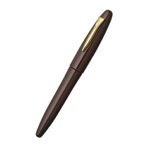 【貨物輸送無料】【ラッピング無料】プラチナ萬年筆 筆 出雲鉄刀木 PIZ-50000T＃20-3 つや消しタガヤサン 中字 出雲桐箱入