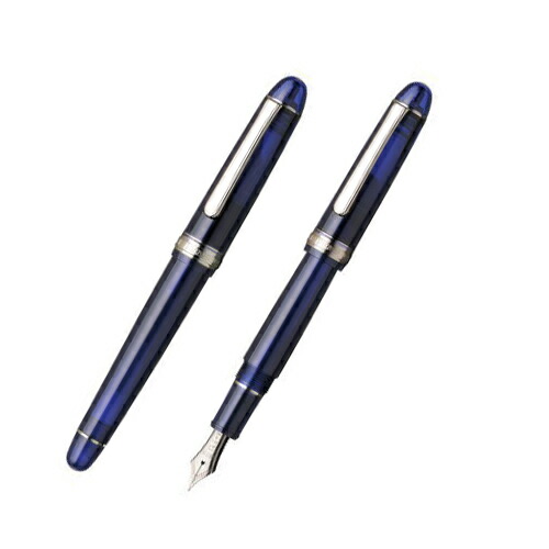 PLATINUM Fountain Pen #3776 CENTURY RHODIUM PNB-15000CR Chartres Blue Extra Fine