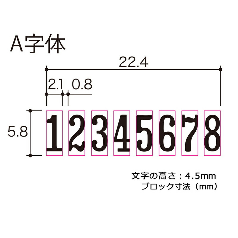 中華のおせち贈り物 ナンバリング スタンプ A型 11桁3様式E字体 ilam.org