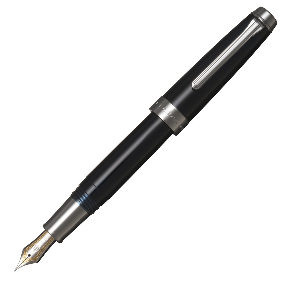 セーラー万年筆 (SAILOR) 職業的歯車 船がかり しろがね色刈り込み 筆 読みやすい有り明け方青み 中字 115081440