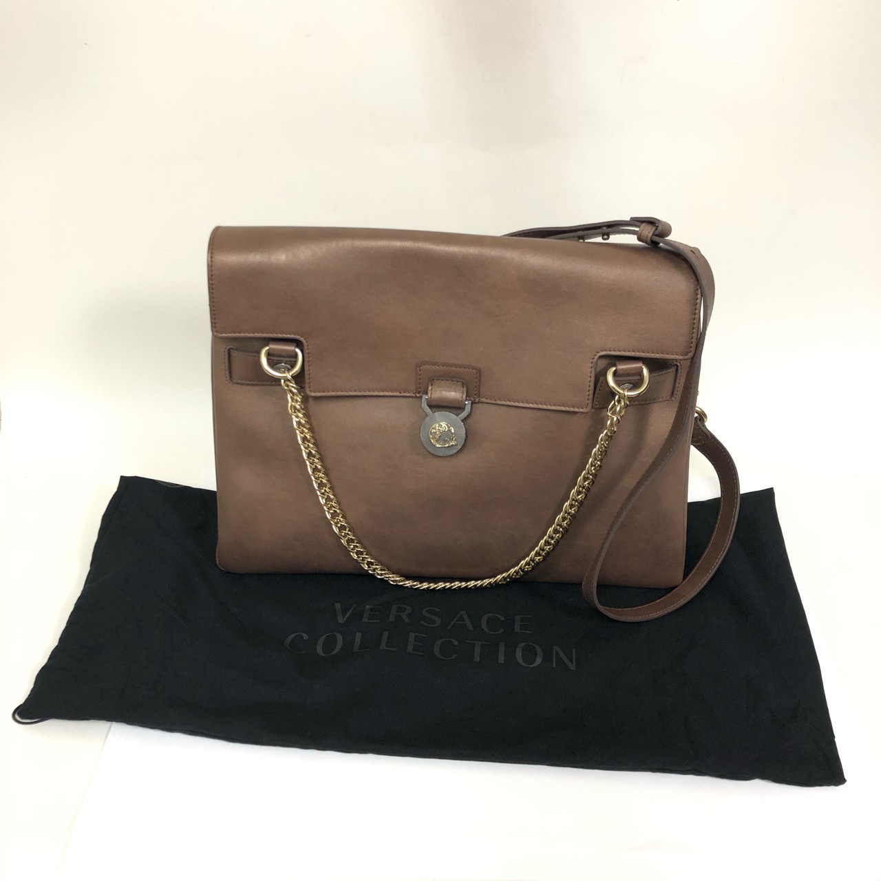【中古美品】 VERSACE SATCHEL ヴェルサーチ　サッチェル　LBFS359