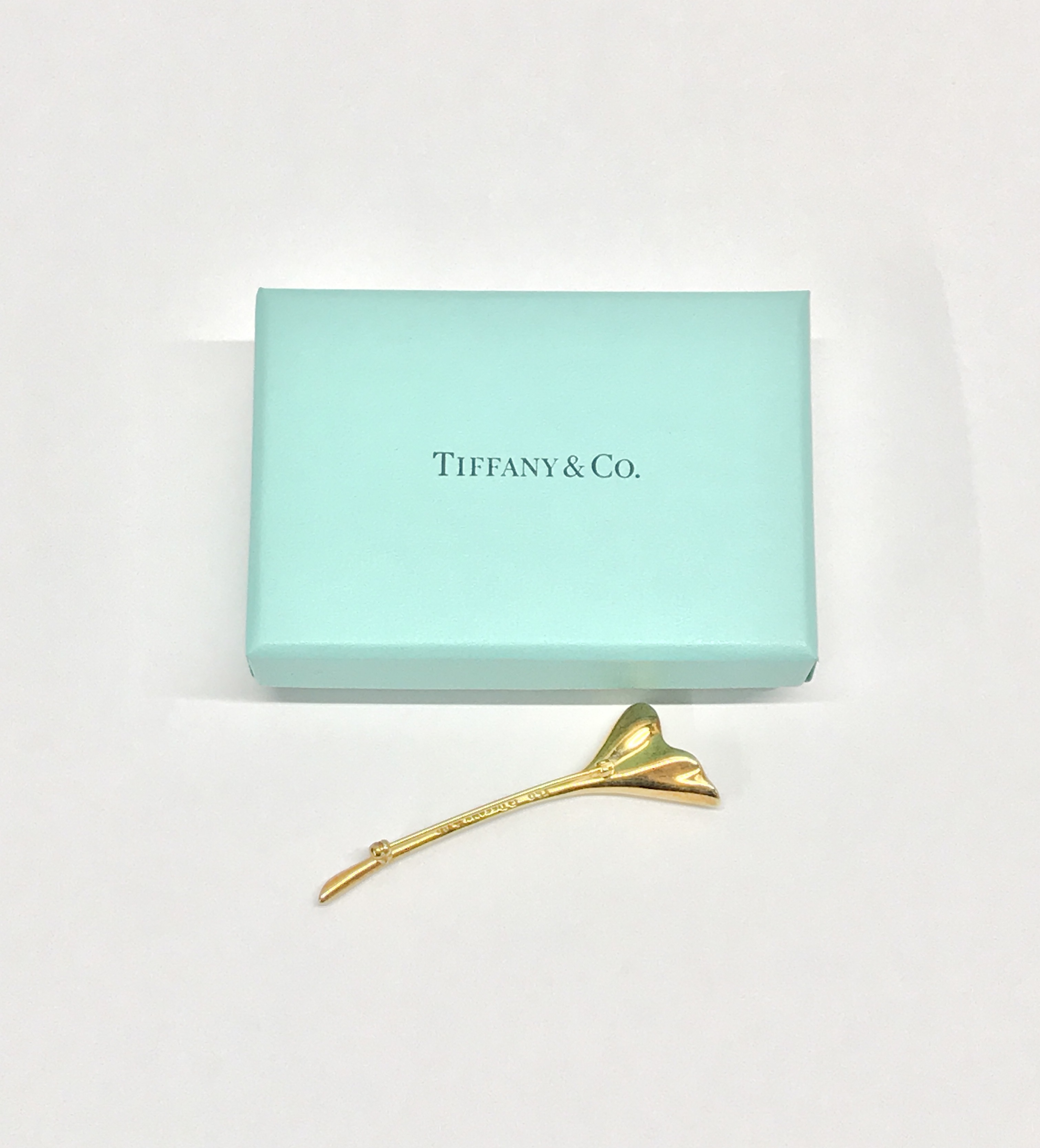 人気カラーの TIFFANYCo. ティファニー ブローチ K18 8.62ｇ