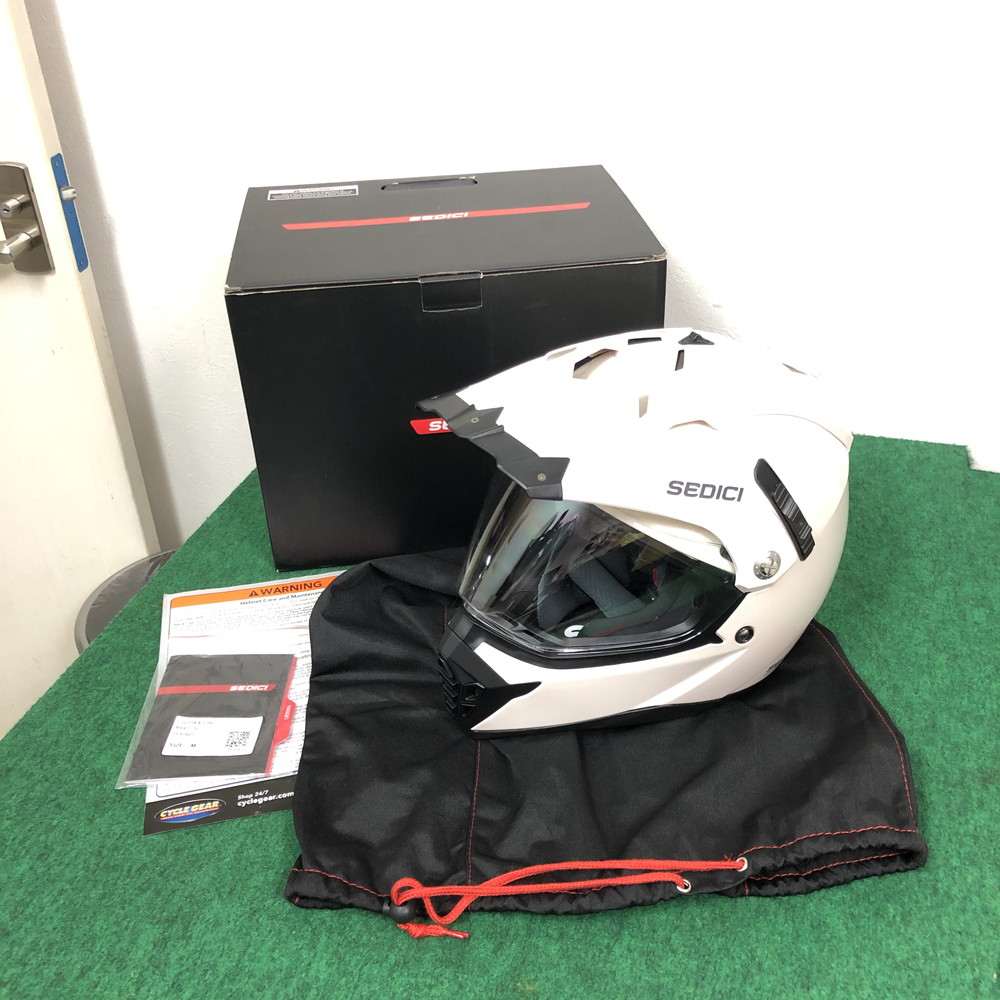 【中古美品】 SEDICI セディッチ ヘルメット Mサイズ CQ2114-4-1 MX455.5B VIAGGIO