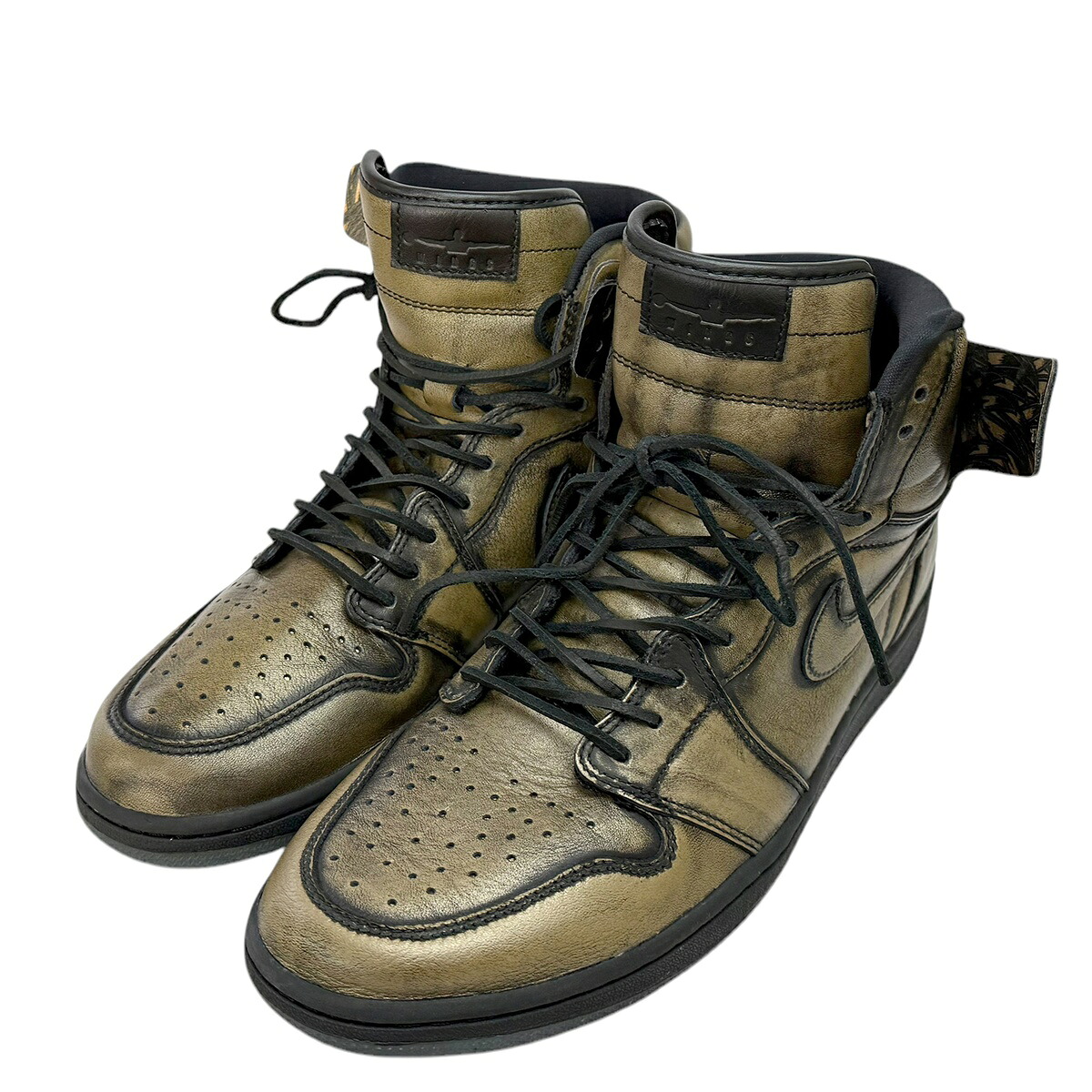 NIKE AIR JORDAN 1 RETRO HIGH OG WINGS \"BLACK/BLACK-METALLIC GOLD\"" AA2887-035 30.0糎"