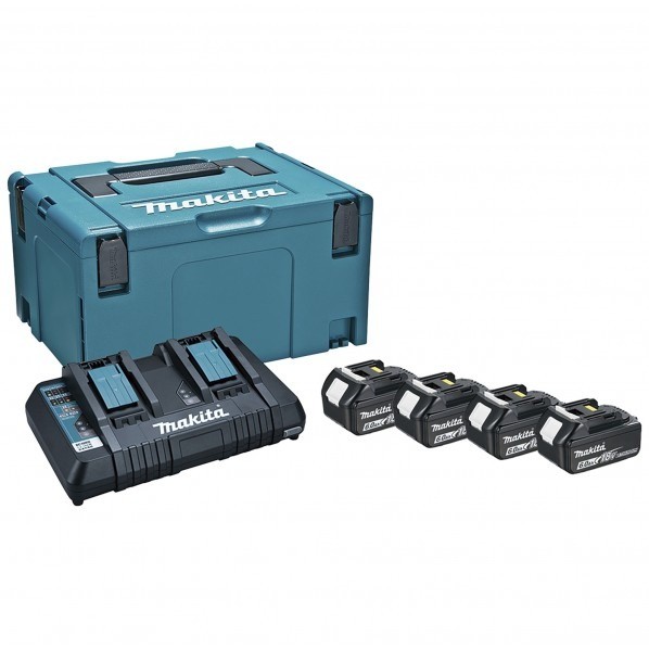 マキタ 【makita】 パワーソースキット2 A-67094 【BL1860B×4本・DC18RD・マック容器に並べる手合い3】