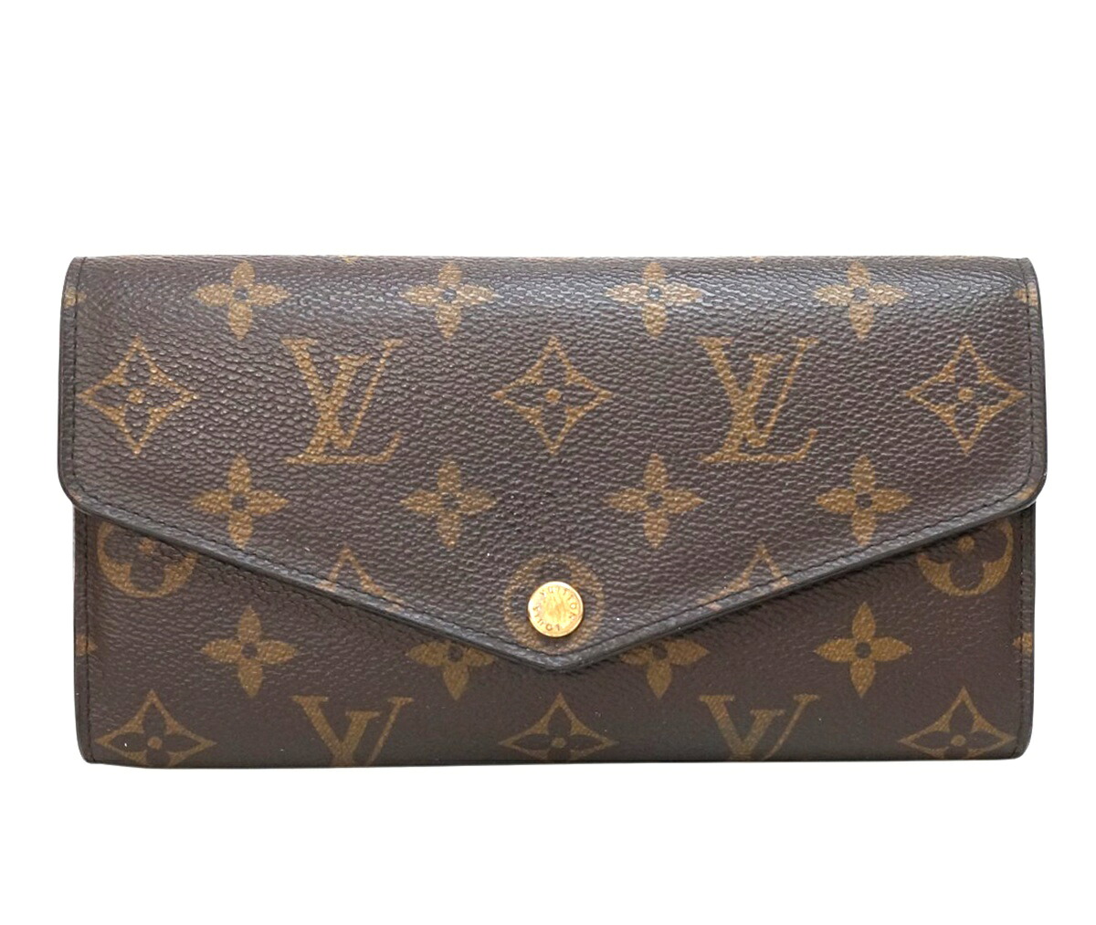 LOUIS VUITTON ルイ・ヴィトン モノグラム M62234 ポルトフォイユ・サラ フューシャ RFID 二つ折り長紙入れ