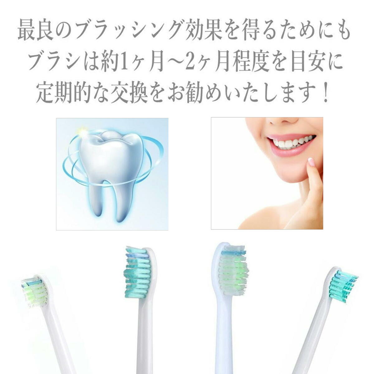 297円 大流行中！ フィリップス ソニッケアー用と互換性のある 互換替えブラシ 互換 プロリザルツ ブラシヘッド ミニ HX6024 電動歯ブラシ  P-HX-6024 8本セット