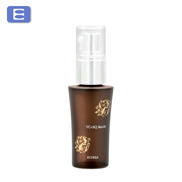 エコーレア ＶＣ＋ＳＱゴールドオイル　容量：30mL　[美容オイル　保湿　ビタミンC誘導体　スクワラン　ノンシリコン　鉱物油不使用　無香料　ECOREA]